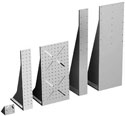 Techno's Right Angle Mounting Plates are die-cast aluminum mounting plates, with perpendicular machined surfaces, fully compatible with any Heavy-Duty 2 Linear Slide. Typical applications include XYZ positioning systems, XYZ positioning systems with bridge mounted y-axes, and more. Techno offers five different sizes for application flexibility.