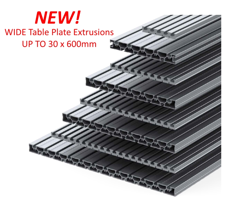 New Wide Extrusion Table Plates